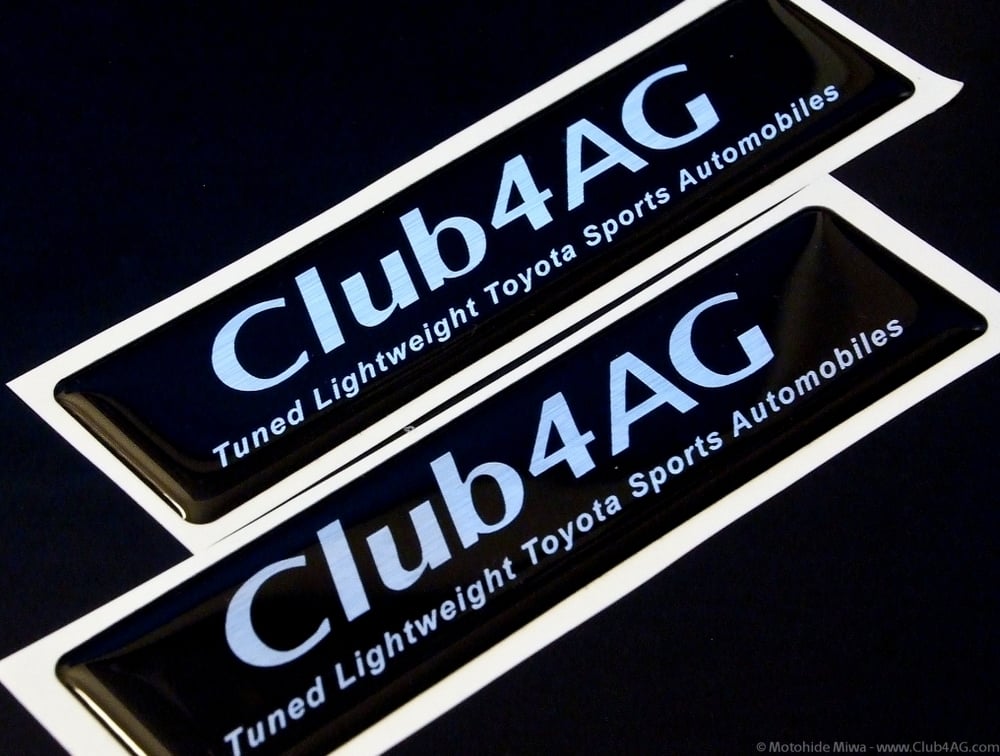 Image of Club4AG Original Automotive Grade Emblems (BLACK)