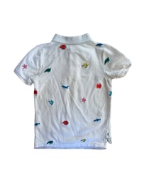Image 2 of Mini Boden Embroidered Sea Life Polo-6-7Y