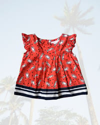 Image 1 of Janie and Jack Nautical Crab Top- 2T