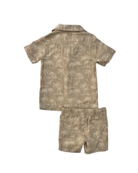 Image 2 of Free Planet Hawaiian Linen Blend Set-3T