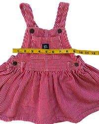 Image 4 of Baby B'gosh Striped Overall Dress-24m