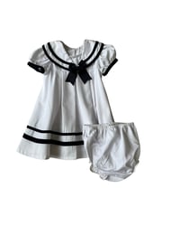 Image 2 of Sailor Dress with Bloomers-18m