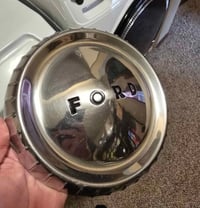 Image 5 of Ford Bottle Cap Hubcap Adapters for Coy's, Boyd, Speedway or Detroit Steel Wheels - Set of 4