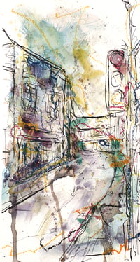 Image 1 of Bridge Street (West), Lyme Regis - Fine Art Print