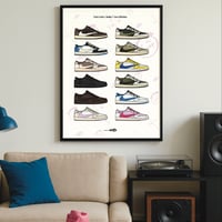 Image 2 of Sneaker Poster Travis Scott Jordan 1 Low Collection