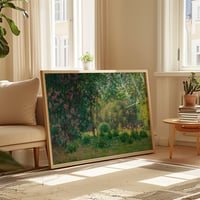 Image 2 of “Le Parc Monceau” by Claude Monet – Impressionist Garden Painting Print