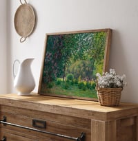 Image 3 of “Le Parc Monceau” by Claude Monet – Impressionist Garden Painting Print