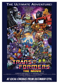 TRANSFORMERS THE MOVIE A2 Size LEE BRADLEY ART
