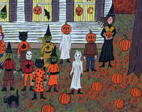 Image 4 of  "Autumn Picture Day" Original Acrylic Painting