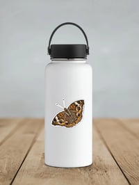 Image 3 of Common Buckeye Butterfly Vinyl Sticker 