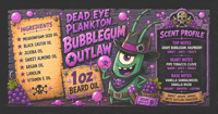 Image 2 of Dead Eye Plankton: Bubblegum Outlaw “Sweet grape smoke with outlaw swagger.” 🍇🔥🤠