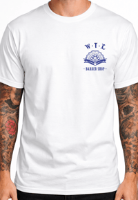 Image 2 of BloomingHead T- Shirt White n' Blue -  WTL 12 Years Anniversary