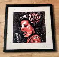 Image 1 of AMY WINEHOUSE - LOVE IS A LOSING GAME - supplied FRAMED, ready to hang