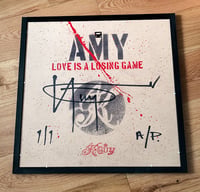 Image 4 of AMY WINEHOUSE - LOVE IS A LOSING GAME - supplied FRAMED, ready to hang