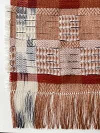 Image 3 of MADDER & WHITE TAPESTRY WALL HANGING 