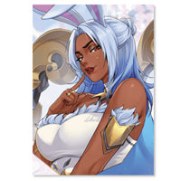 (PREORDER) Domina Bunny Business Art Print 