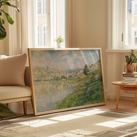 Image 2 of “Vétheuil” by Claude Monet – Impressionist Landscape Painting Print