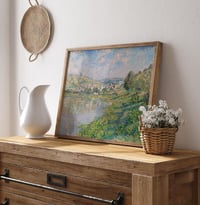 Image 4 of “Vétheuil” by Claude Monet – Impressionist Landscape Painting Print
