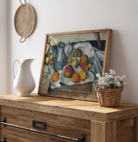Image 2 of “Bouilloire et Fruits” by Paul Cézanne – Vintage Still Life Art Print