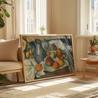 Image 3 of “Bouilloire et Fruits” by Paul Cézanne – Vintage Still Life Art Print