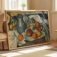 Image 1 of “Bouilloire et Fruits” by Paul Cézanne – Vintage Still Life Art Print