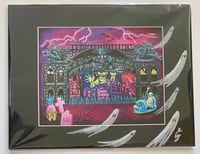 Dante’s Dungeon - Hand Decorated Print 