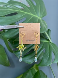Image 2 of Golden Spring Solstice Earrings