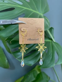 Image 3 of Golden Spring Solstice Earrings