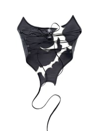 Image 2 of TERROR VISION - Upcycled dinosaur cut-out corset