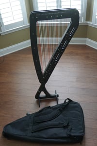 Harp-E electric harp w/ case & stand