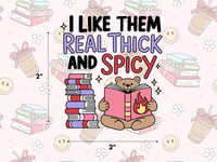 Thick & Spicy Books Sticker