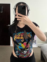 Image 5 of TERROR VISION - Upcycled Grateful Dead cut-out bodysuit 