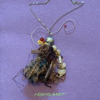 Image 1 of 🥚 Pearl Larva Necklace（925 silver chain）