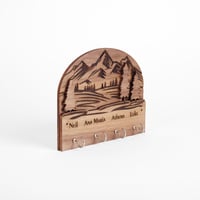 Image 1 of Mountain Vista - Personalised Key Hanger