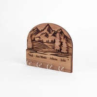 Image 2 of Mountain Vista - Personalised Key Hanger