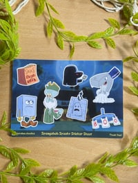 Image 1 of Spogebob Halloween Sticker Sheet 