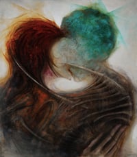 Image 1 of Once -  original oil painting on wood panel