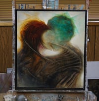 Image 2 of Once -  original oil painting on wood panel