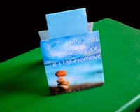 Image 1 of Handmade Affirmation Magnetic Bookmark, gift, zen, meditate, read, beach, ocean, water, calm