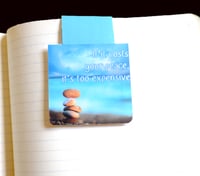 Image 2 of Handmade Affirmation Magnetic Bookmark, gift, zen, meditate, read, beach, ocean, water, calm
