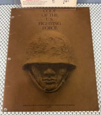 Image 3 of Cold War (USA) Code of Conduct Booklet & POW Communication Card (Guide)