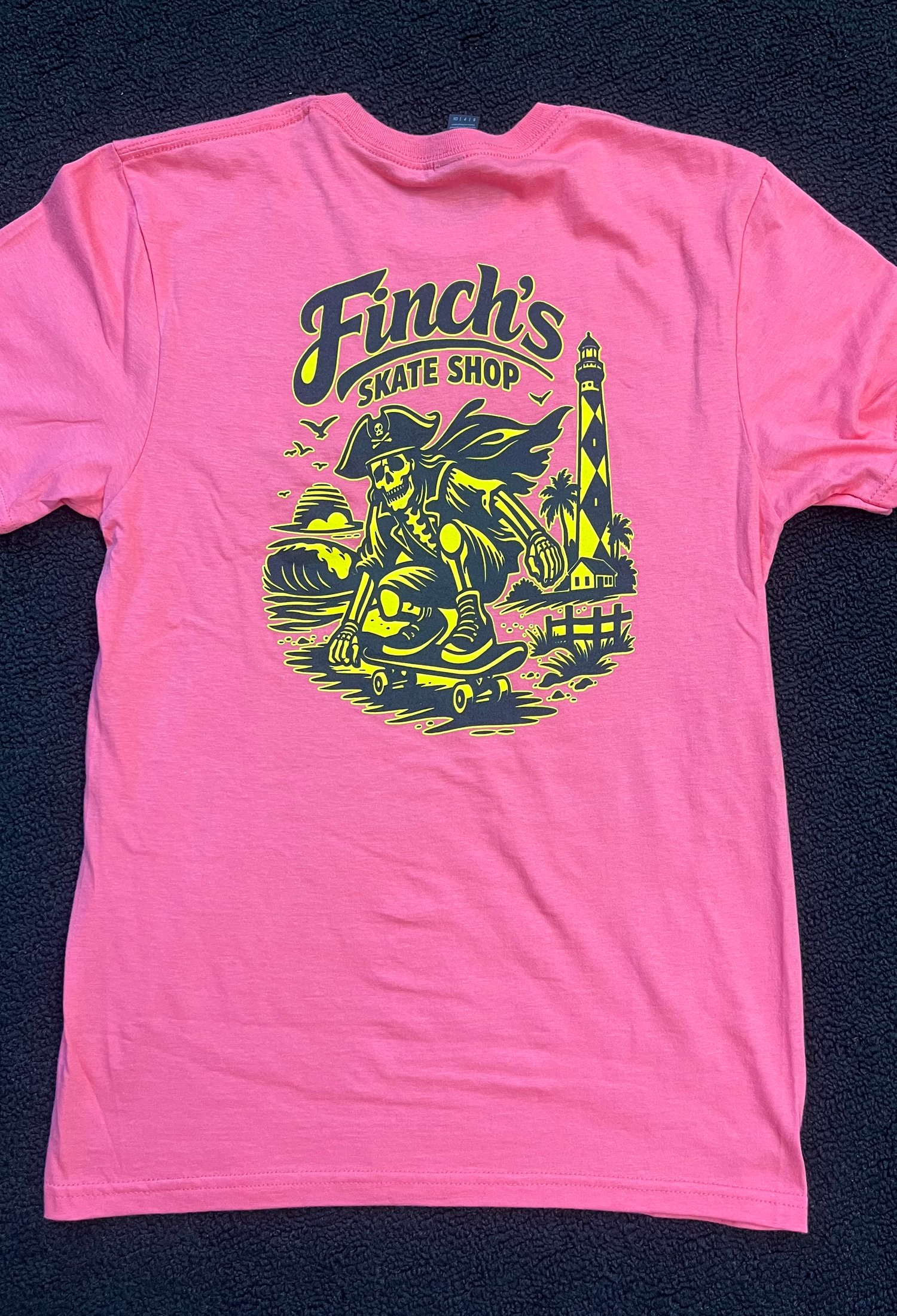 Image of Finchs Flame logo  Shop Tee ( Coral Silk)