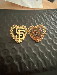 Image 3 of SF giants stud earrings 