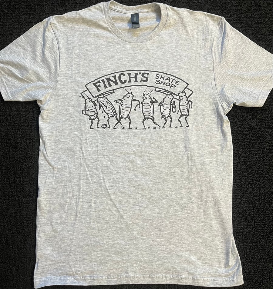Image of Finchs Bugs logo  Shop Tee (Grey)