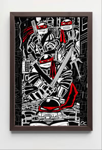 Image 2 of City At War Turtles 11 x 17in Art Print
