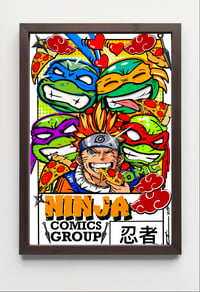 Image 2 of Ninja Comics Group 11 x 17in Art Print