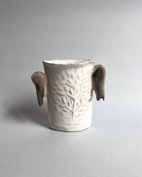 Image 1 of Frosty Stamped Bud Vase