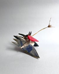 Image 2 of Worm & Leaves Debris Bud Vase