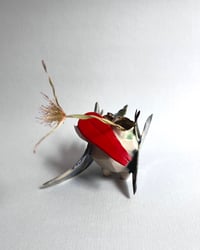 Image 1 of Worm & Leaves Debris Bud Vase