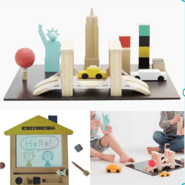 Japanese Wooden Toys- Magic Drawing Board or Tiny Town NYC - Image 1 of 3